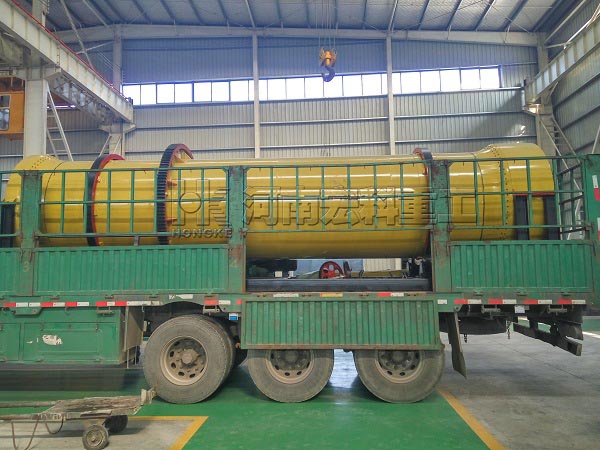 黑龍江綏化的客戶，您采購(gòu)的雞糞烘干機(jī)已發(fā)出，請(qǐng)查收